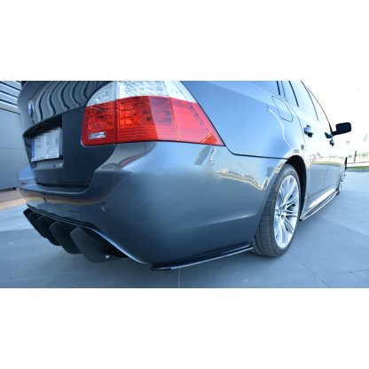 Maxton Design boční difuzory pod zadní nárazník pro BMW řada 5 E60, E61, carbon-Look