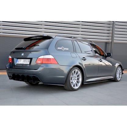 Maxton Design boční difuzory pod zadní nárazník pro BMW řada 5 E60, E61, carbon-Look