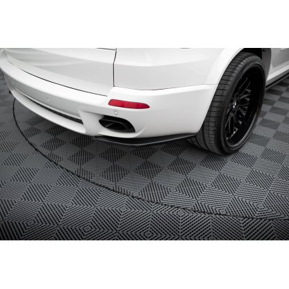 Maxton Design boční difuzory pod zadní nárazník pro BMW X5 E70, černý lesklý plast ABS