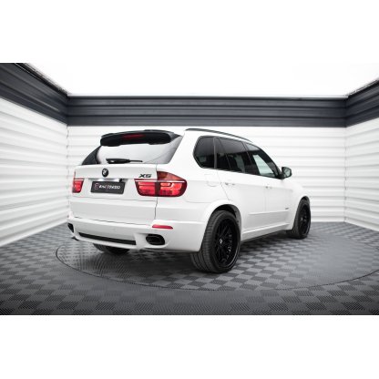 Maxton Design boční difuzory pod zadní nárazník pro BMW X5 E70, černý lesklý plast ABS