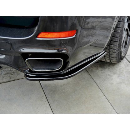 Maxton Design boční difuzory pod zadní nárazník pro BMW X5 F15, černý lesklý plast ABS