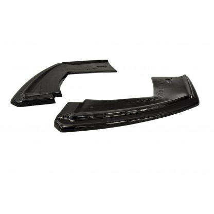 Maxton Design boční difuzory pod zadní nárazník pro BMW X6 F16, černý lesklý plast ABS, M-Pack