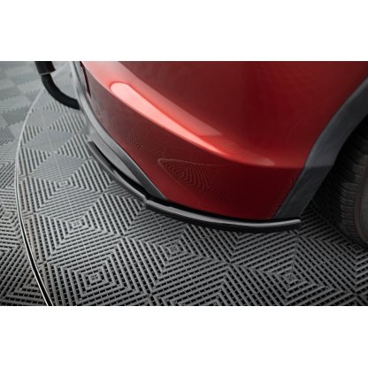 Maxton Design boční difuzory pod zadní nárazník pro Honda Civic Mk9, černý lesklý plast ABS, Hatchback