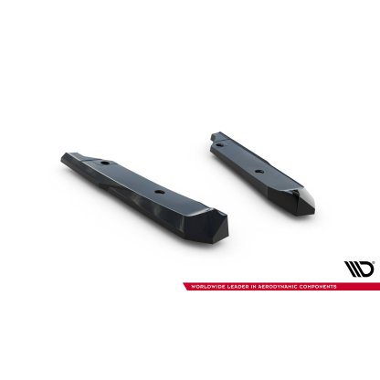 Maxton Design boční difuzory pod zadní nárazník pro Hyundai Elantra N Mk7, černý lesklý plast ABS