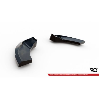 Maxton Design boční difuzory pod zadní nárazník pro Hyundai Veloster N Mk2, černý lesklý plast ABS
