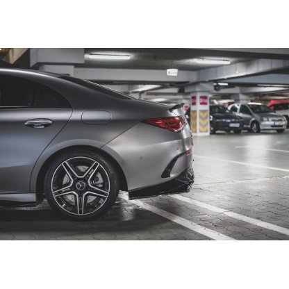 Maxton Design boční difuzory pod zadní nárazník pro Mercedes CLA C118/AMG 35, carbon-Look