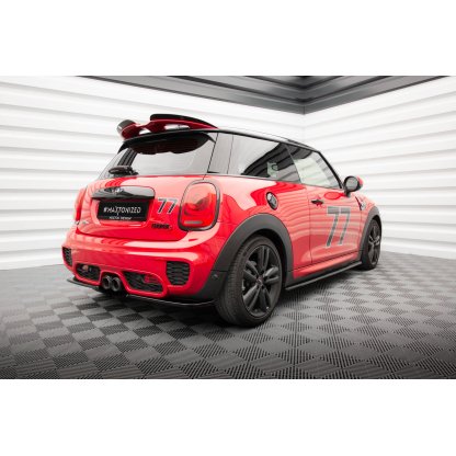 Maxton Design boční difuzory pod zadní nárazník pro Mini Cooper F56 JCW, černý lesklý plast ABS
