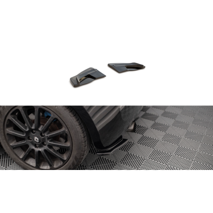 Maxton Design boční difuzory pod zadní nárazník pro Renault Clio RS Mk3, černý lesklý plast ABS