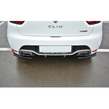 Maxton Design boční difuzory pod zadní nárazník pro Renault Clio RS Mk4, černý lesklý plast ABS