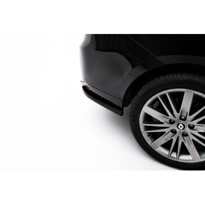 Maxton Design boční difuzory pod zadní nárazník pro Renault Laguna GT Mk3, černý lesklý plast ABS