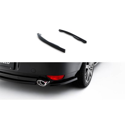 Maxton Design boční difuzory pod zadní nárazník pro Renault Laguna GT Mk3, černý lesklý plast ABS