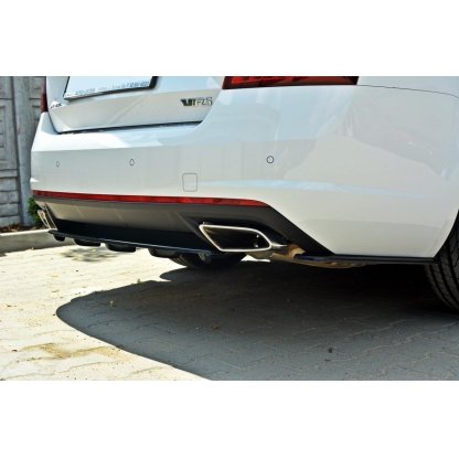 Maxton Design boční difuzory pod zadní nárazník pro Škoda Octavia RS Mk3, černý lesklý plast ABS
