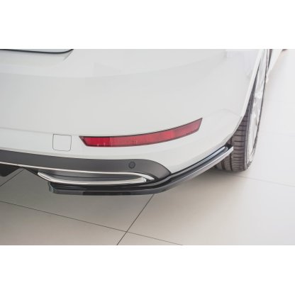 Maxton Design boční difuzory pod zadní nárazník pro Škoda Superb Mk3 FL, černý lesklý plast ABS