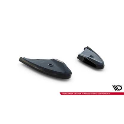 Maxton Design boční difuzory pod zadní nárazník pro Volkswagen T-roc R Mk1, černý lesklý plast ABS