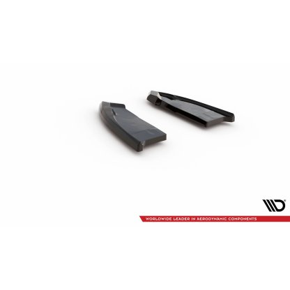 Maxton Design boční difuzory pod zadní nárazník pro Volkswagen T-roc R Mk1, černý lesklý plast ABS, vč. R-Line
