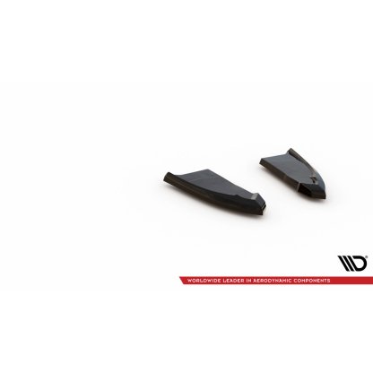 Maxton Design boční difuzory pod zadní nárazník pro Volkswagen T-roc R Mk1, černý lesklý plast ABS, vč. R-Line