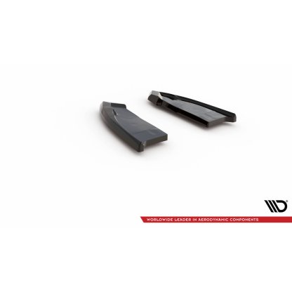 Maxton Design boční difuzory pod zadní nárazník pro Volkswagen T-roc R Mk1, černý lesklý plast ABS, vč. R-Line