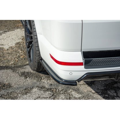 Maxton Design boční difuzory pod zadní nárazník pro Volkswagen T6, černý lesklý plast ABS