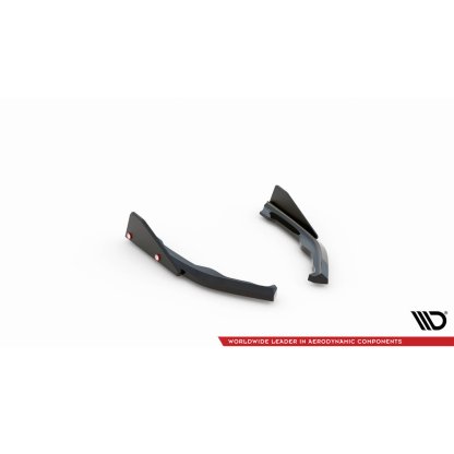 Maxton Design boční difuzory pod zadní nárazník s křidélky ver.2 pro BMW řada 2 G42 M240i, černý lesklý plast ABS