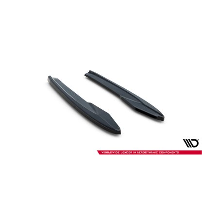 Maxton Design boční difuzory pod zadní nárazník v.2 pro Cupra Leon ST Mk1, černý lesklý plast ABS