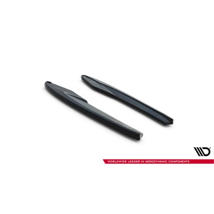 Maxton Design boční difuzory pod zadní nárazník v.2 pro Cupra Leon ST Mk1, černý lesklý plast ABS