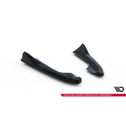 Maxton Design boční difuzory pod zadní nárazník v.5 pro Audi RS3 8V FL, černý lesklý plast ABS, Sedan