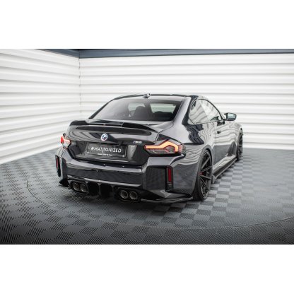 Maxton Design boční difuzory pod zadní nárazník v.5 pro BMW M2 G87, černý lesklý plast ABS