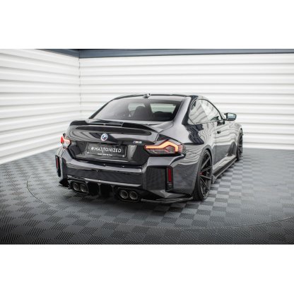 Maxton Design boční difuzory pod zadní nárazník v.5 pro BMW M2 G87, černý lesklý plast ABS