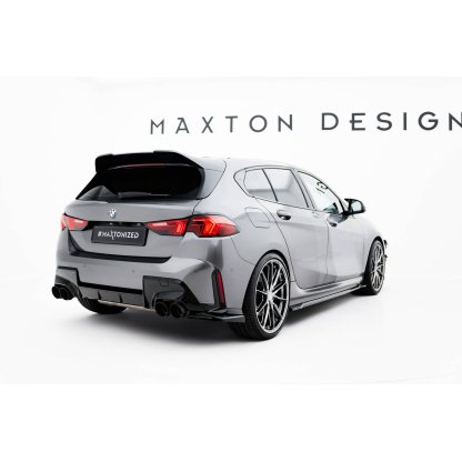Maxton Design boční difuzory pod zadní nárazník v.5 pro BMW řada 1 F70, černý lesklý plast ABS, M135i