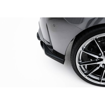 Maxton Design boční difuzory pod zadní nárazník v.5 pro BMW řada 1 F70, černý lesklý plast ABS, M135i