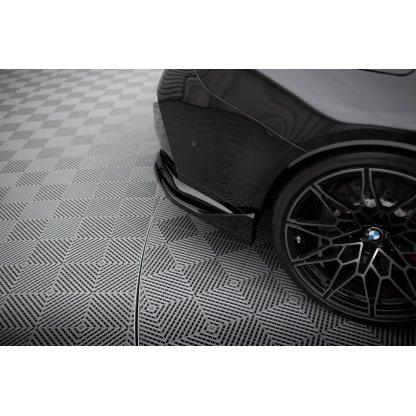Maxton Design boční difuzory pod zadní nárazník v.6 csl look pro BMW M3 G80, černý lesklý plast ABS