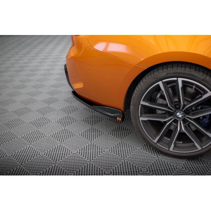 Maxton Design boční difuzory pod zadní nárazník v.6 pro BMW řada 4 G22, G22 Facelift, G23, G23 Facelift, černý lesklý plast ABS