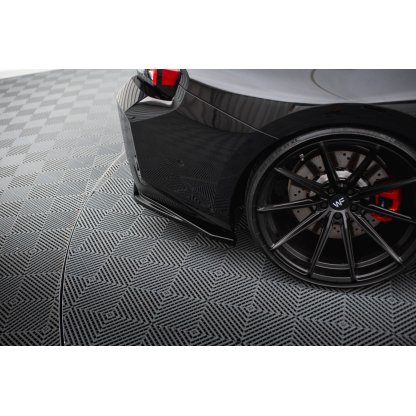 Maxton Design boční difuzory pod zadní nárazník ver.1 pro BMW M2 G87, černý lesklý plast ABS