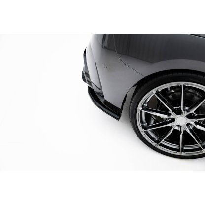 Maxton Design boční difuzory pod zadní nárazník ver.1 pro BMW řada 1 F70, černý lesklý plast ABS, M135i