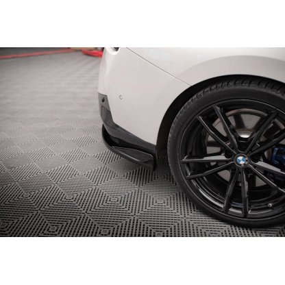 Maxton Design boční difuzory pod zadní nárazník ver.1 pro BMW řada 2 G42 M-Pack, černý lesklý plast ABS