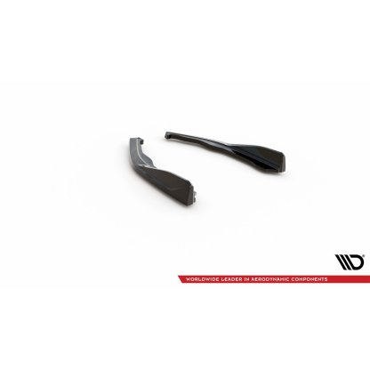 Maxton Design boční difuzory pod zadní nárazník ver.1 pro BMW řada 2 G42 M240i, černý lesklý plast ABS