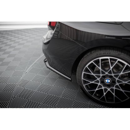 Maxton Design boční difuzory pod zadní nárazník ver.1 pro BMW řada 2 G42 Standard, černý lesklý plast ABS