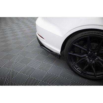 Maxton Design boční difuzory pod zadní nárazník ver.2 pro Audi A3 8V FL, černý lesklý plast ABS, Sedan