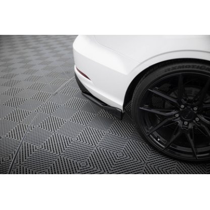 Maxton Design boční difuzory pod zadní nárazník ver.2 pro Audi A3 8V FL, černý lesklý plast ABS, Sedan