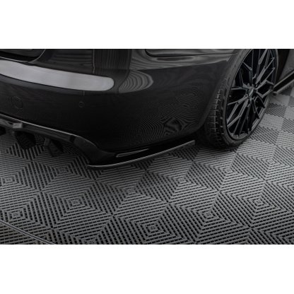 Maxton Design boční difuzory pod zadní nárazník ver.2 pro Audi A4 B8, černý lesklý plast ABS, Sedan / Avant
