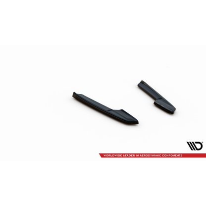 Maxton Design boční difuzory pod zadní nárazník ver.2 pro Audi RS7 C8, černý lesklý plast ABS