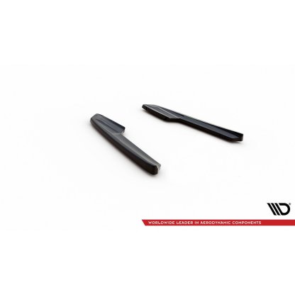 Maxton Design boční difuzory pod zadní nárazník ver.2 pro Audi RS7 C8, černý lesklý plast ABS