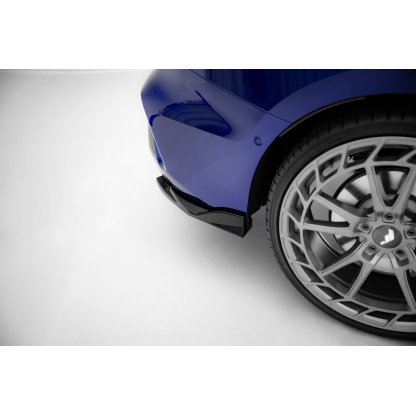 Maxton Design boční difuzory pod zadní nárazník ver.2 pro Audi S3 8Y Facelift, černý lesklý plast ABS