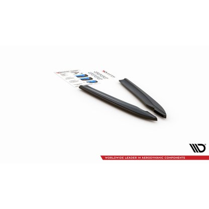 Maxton Design boční difuzory pod zadní nárazník ver.2 pro Audi S8 D4 FL, černý lesklý plast ABS