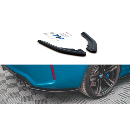 Maxton Design boční difuzory pod zadní nárazník ver.2 pro BMW M2 F87, plast ABS bez povrchové úpravy