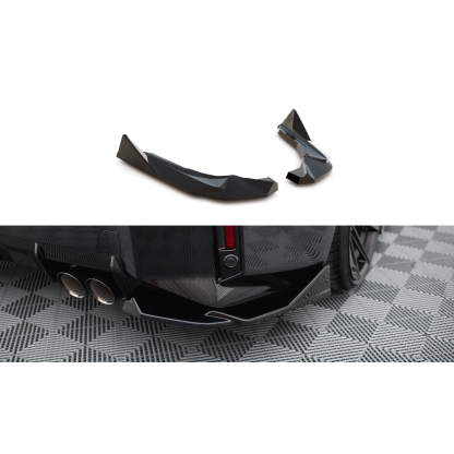 Maxton Design boční difuzory pod zadní nárazník ver.2 pro BMW M2 G87, černý lesklý plast ABS