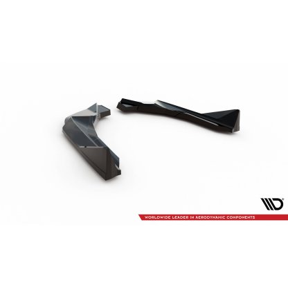 Maxton Design boční difuzory pod zadní nárazník ver.2 pro BMW M2 G87, černý lesklý plast ABS
