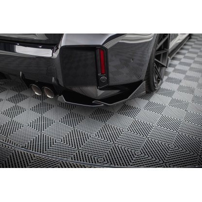 Maxton Design boční difuzory pod zadní nárazník ver.2 pro BMW M2 G87, černý lesklý plast ABS
