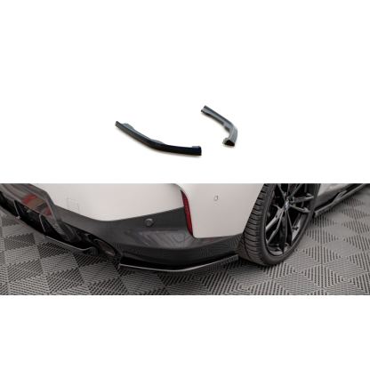 Maxton Design boční difuzory pod zadní nárazník ver.2 pro BMW řada 2 G42 M-Pack, carbon-Look