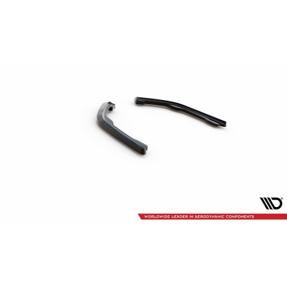 Maxton Design boční difuzory pod zadní nárazník ver.2 pro BMW řada 2 G42 M-Pack, černý lesklý plast ABS